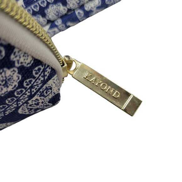 Kayond Elephant Pattern Laptop Sleeve & Accessory Pouch 6" Blue - Picture 4 of 9